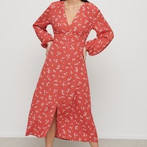 Dynamite long sleeve maxi dress